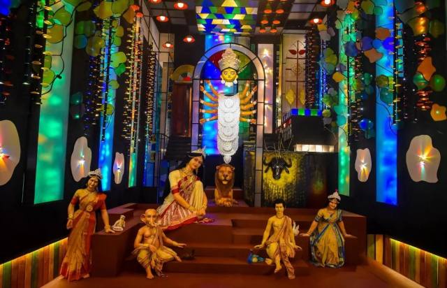 North Kolkata Durga Puja, Durga Puja